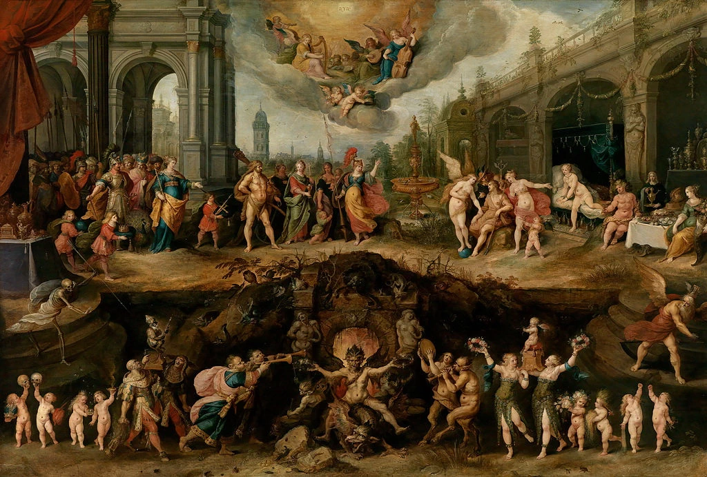 L'eterno dilemma dell'umanità - la scelta tra virtù e vizio, Museum of Fine Arts (MFA), Boston